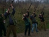 Shooting the flush
